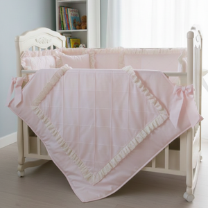 Premium Baby Ruffled Crib Bedding Set