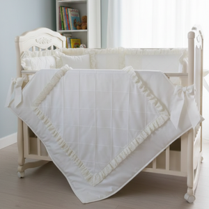 Premium Baby Ruffled Crib Bedding Set