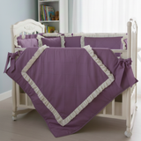 Premium Baby Ruffled Crib Bedding Set