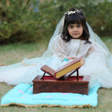 Hand-Crafted Sea Green Prayer Mat