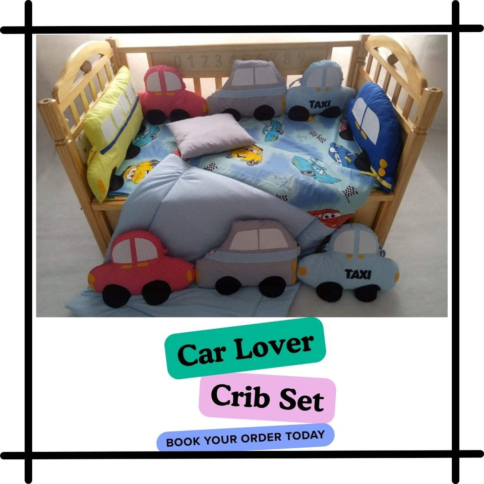 Car Theme Crib Set