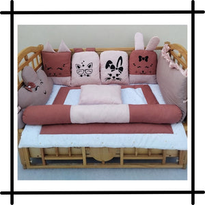 Bunny Face Crib Set