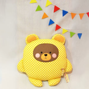 Polka Dot Bear Cushion