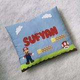 Super Mario Kids Pillow with Name