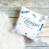 Custom Printed Birth Announcement Pillow