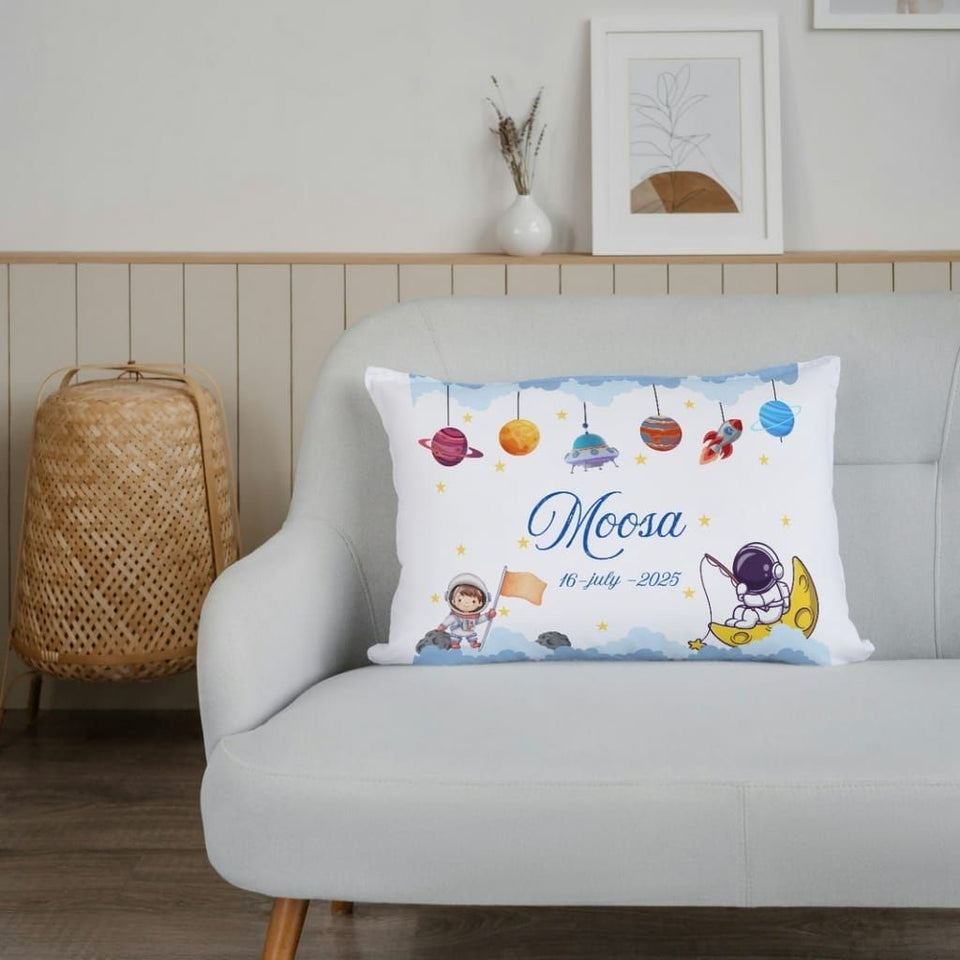 Little Astronaut Personalized Pillow