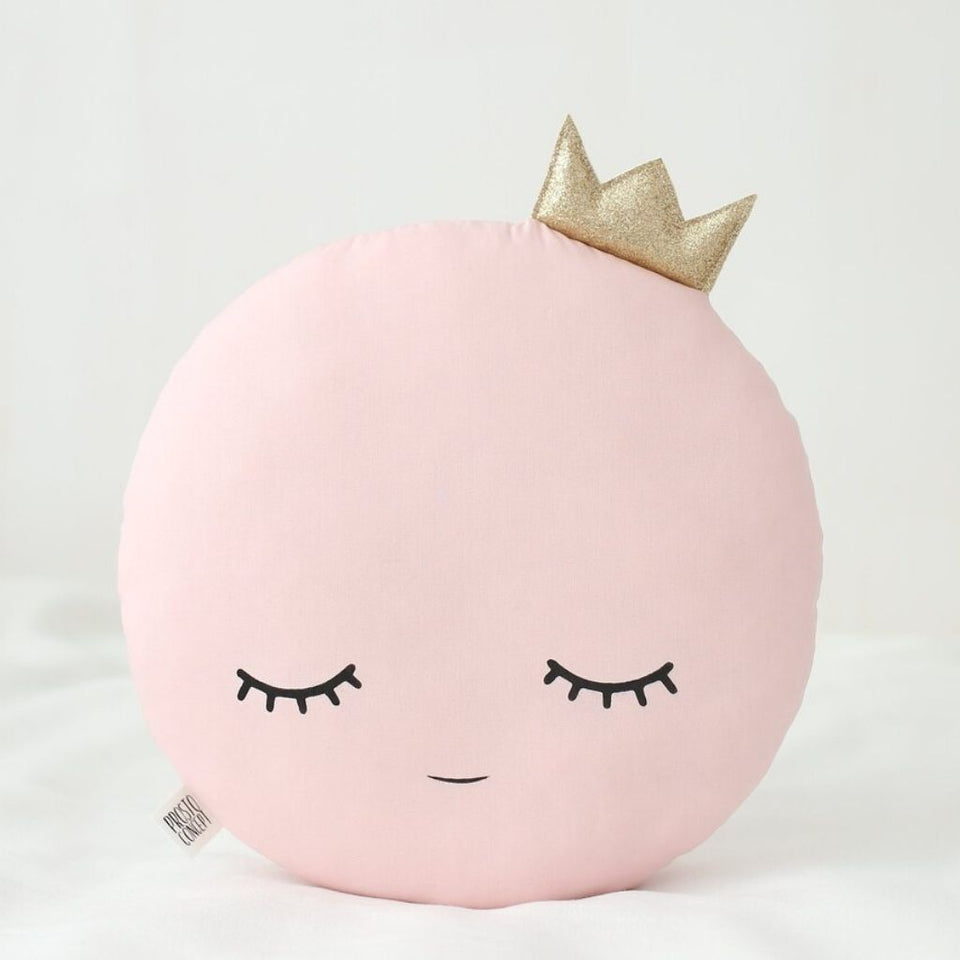 Full Moon Pillow with Glitter Crown