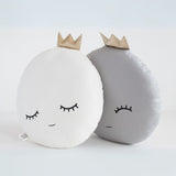 Full Moon Pillow with Glitter Crown