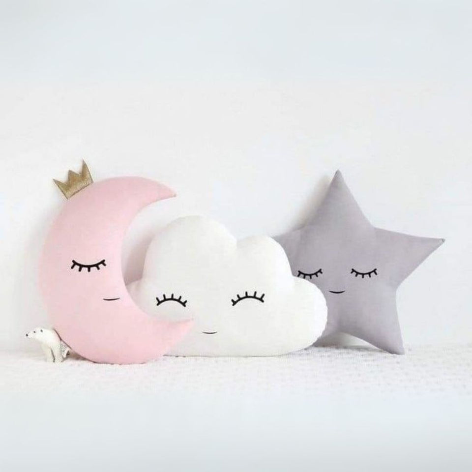 Girl and Boy Nursery Cushions Set