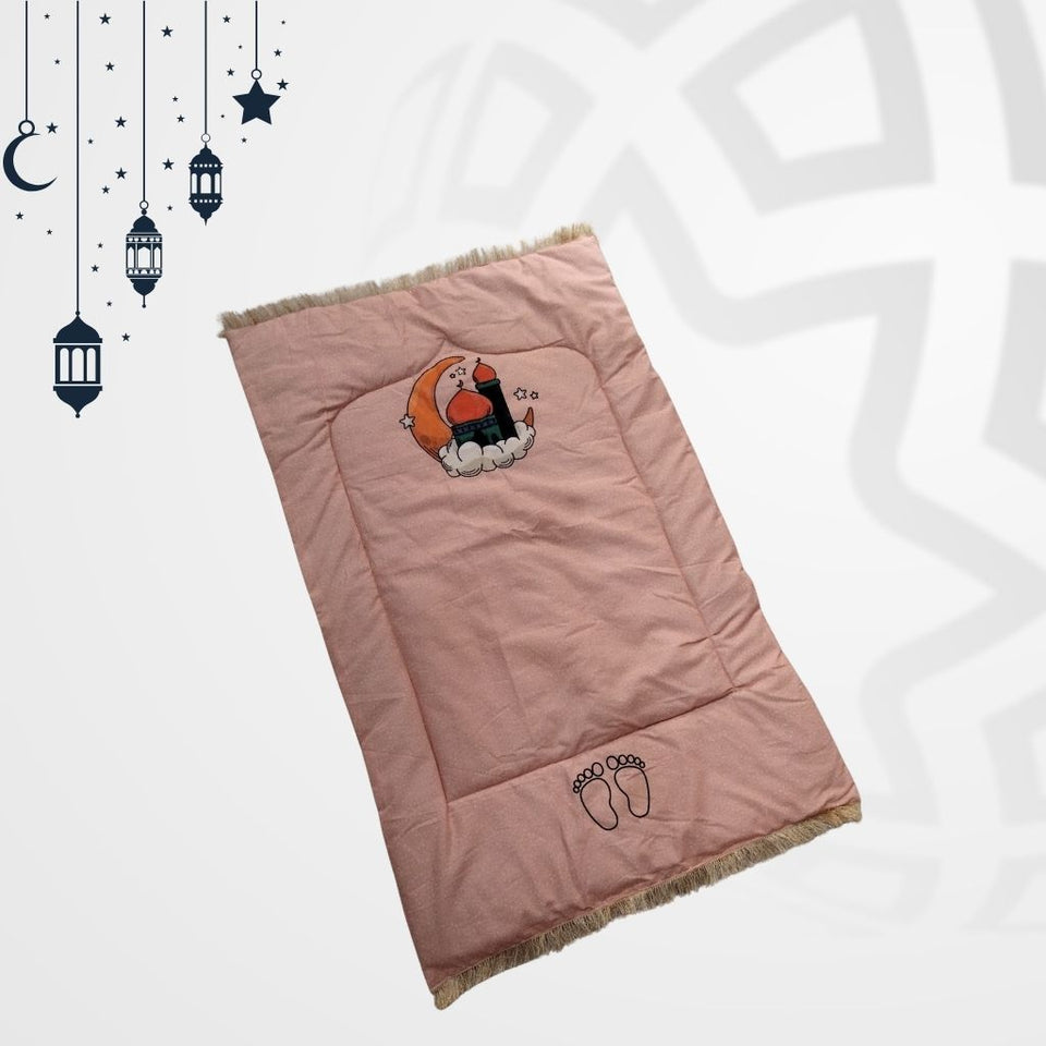 Coordinated Pink & Blue Prayer Mat