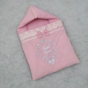 Pink Embroidery Carry Nest