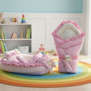 Pastel Snuggle Bed Set with Portable Carry Nest