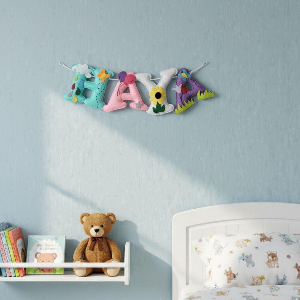 Multi Color Name Garland