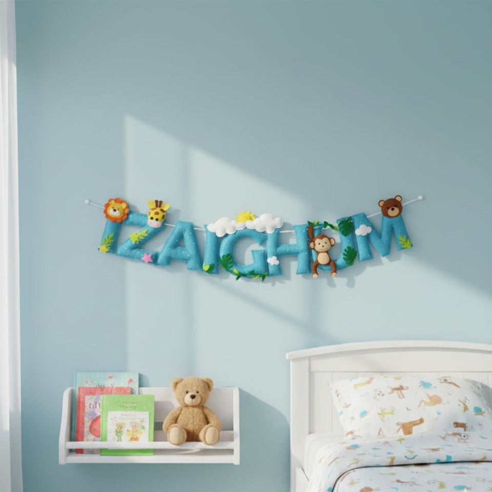 Personalize Animal Theme Garland