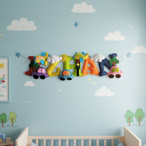 Colorful Car Theme Garland