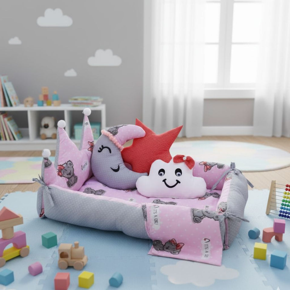 Its A Girl Crown Snuggle Bed