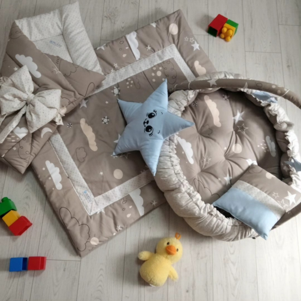 Cloud & Star Baby Nest | Bedding Set