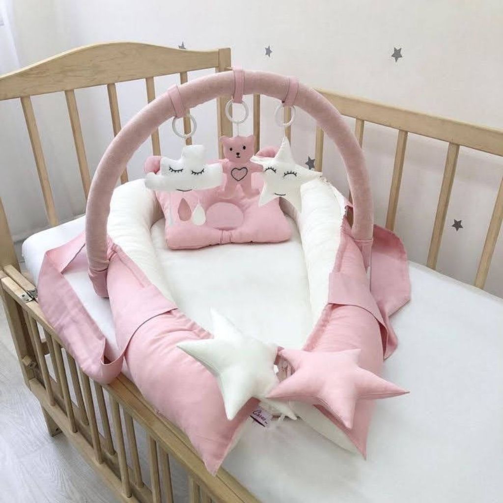Pink & White Snuggle Bed