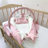 Pink & White Snuggle Bed