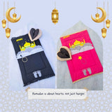 Mosque on Cloud Design Kids Prayer Mat Set