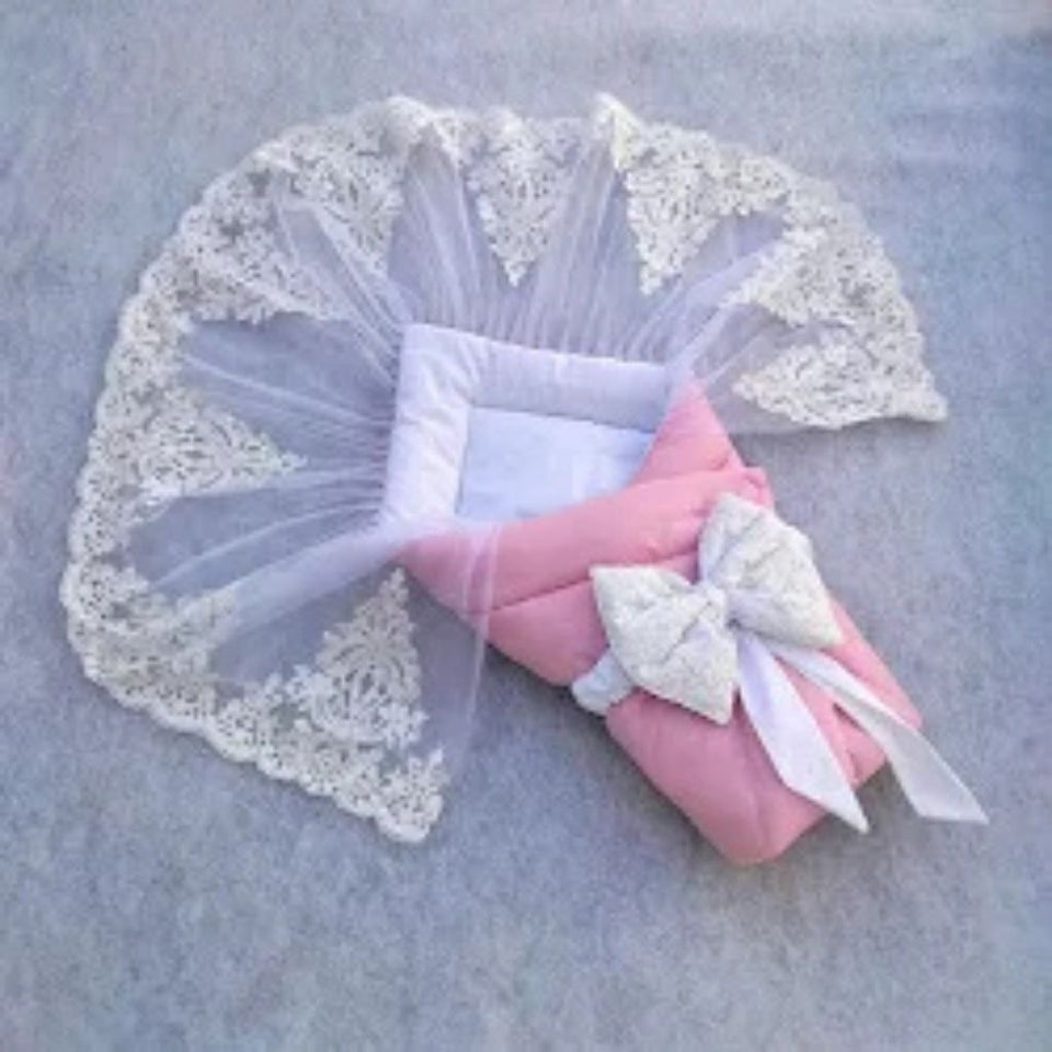 Luxury Pink Cotton Carry Nest – Bouquet Style